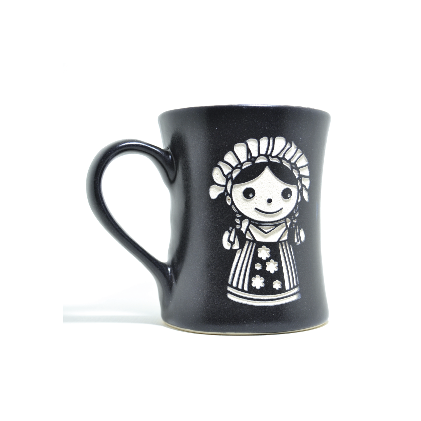 Taza Mexicana Artesanal María Muñeca de Trapo