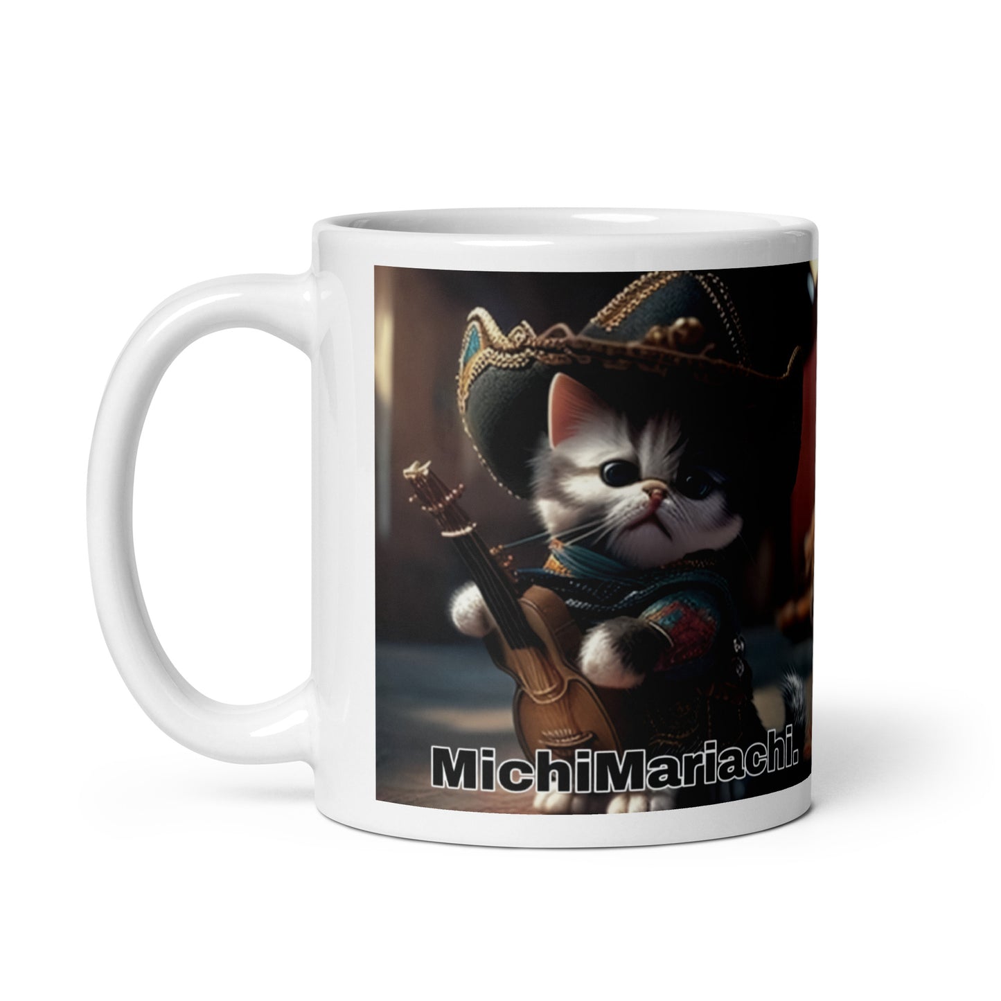 Gato Profesiones Michi Mariachi Taza