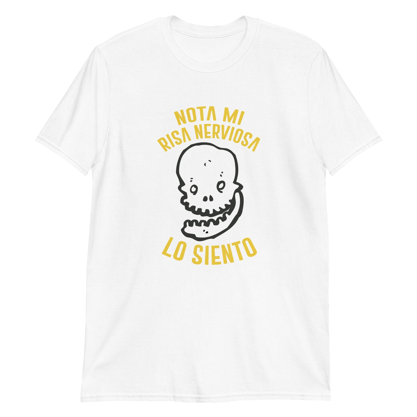 Nota Mi Risa Nerviosa Lo Siento Playera Antiamor