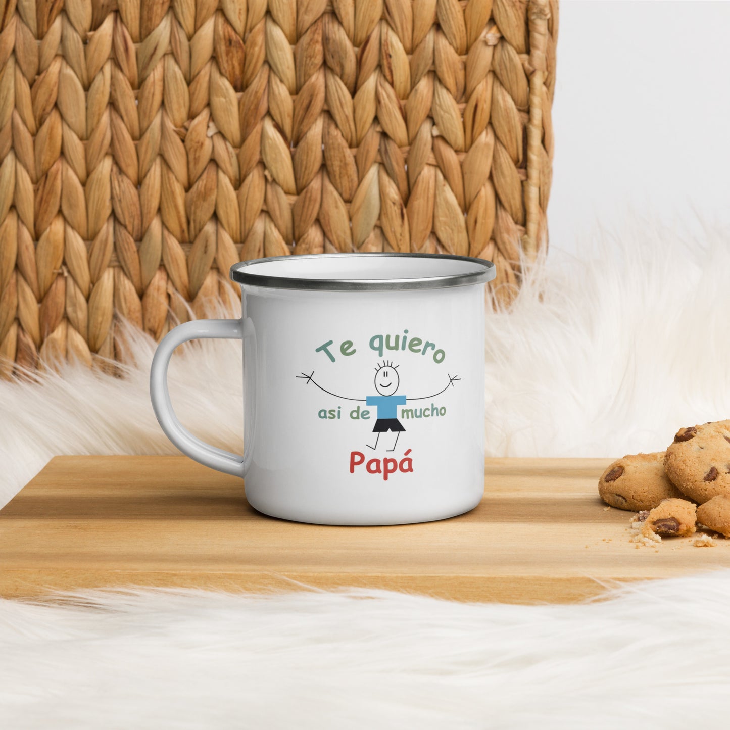 Te Quiero Así de Mucho Papá Taza