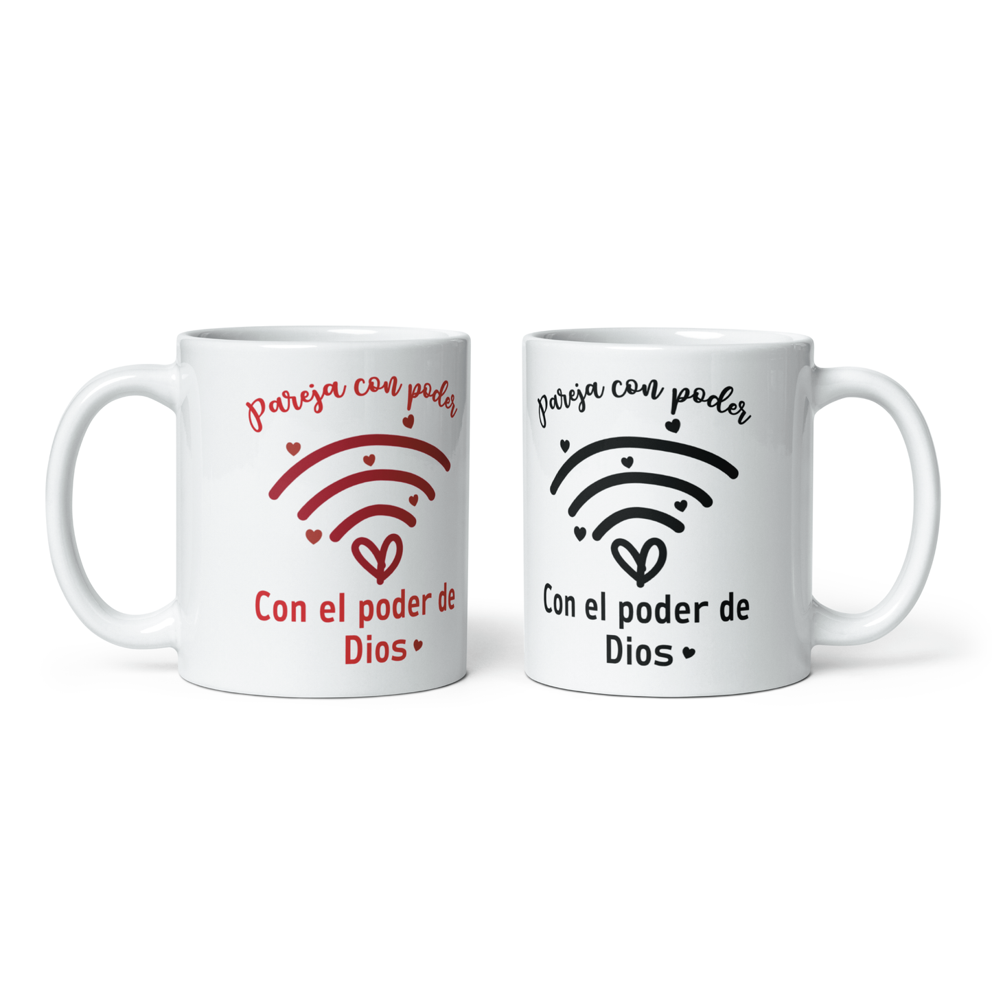 Pareja Con Poder  Kit Tazas