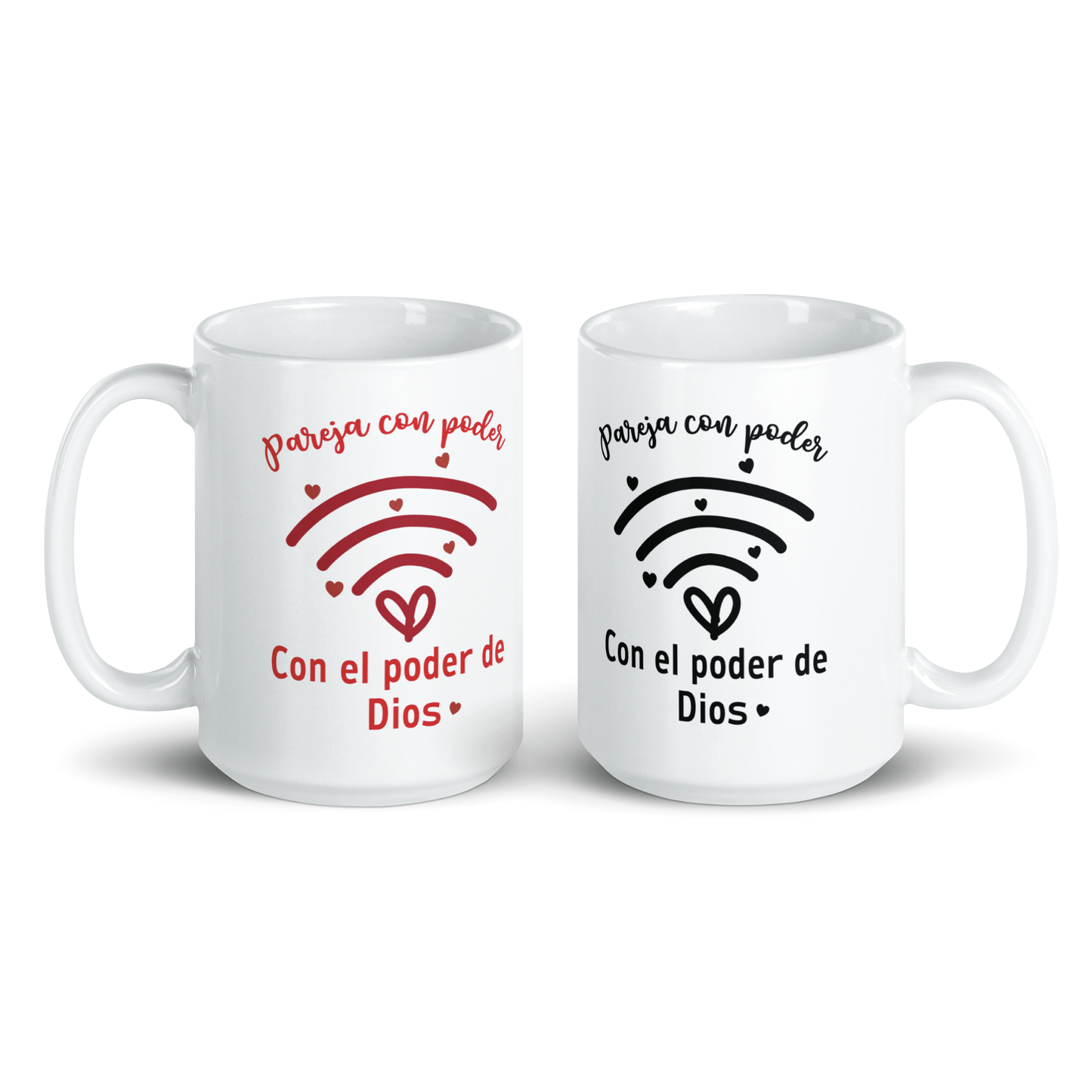 Pareja Con Poder  Kit Tazas