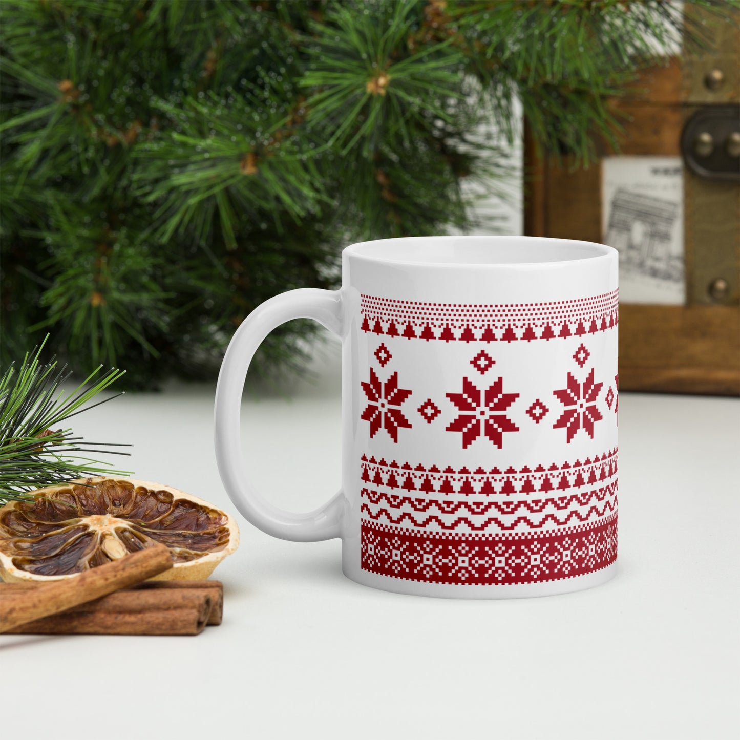 Ugly Sweater Taza Navidad