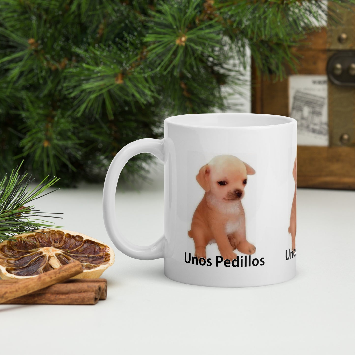 Perrito Unos Pedillos Taza