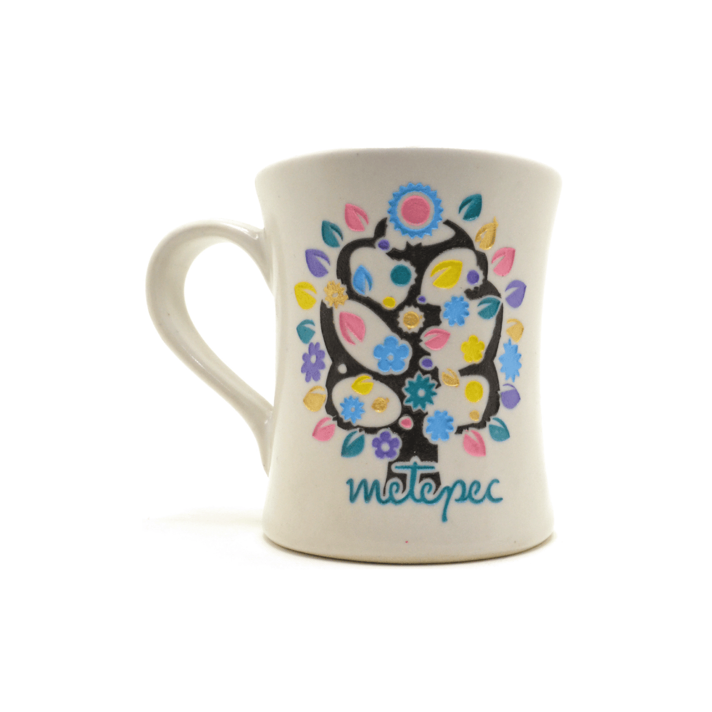 Taza Mexicana Artesanal Arbol de la Vida Metepec