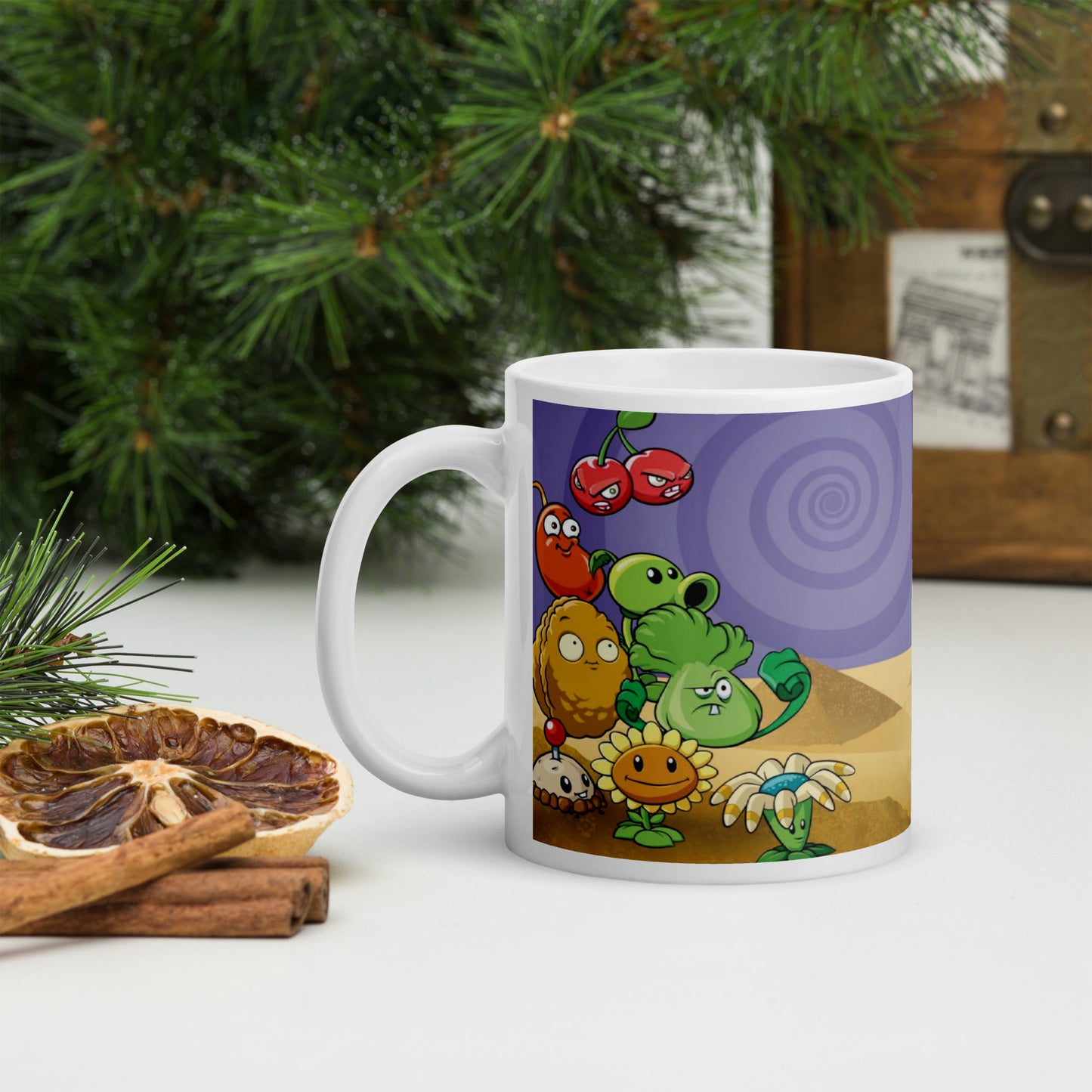 Plantas Vs Zombies Videojuego taza