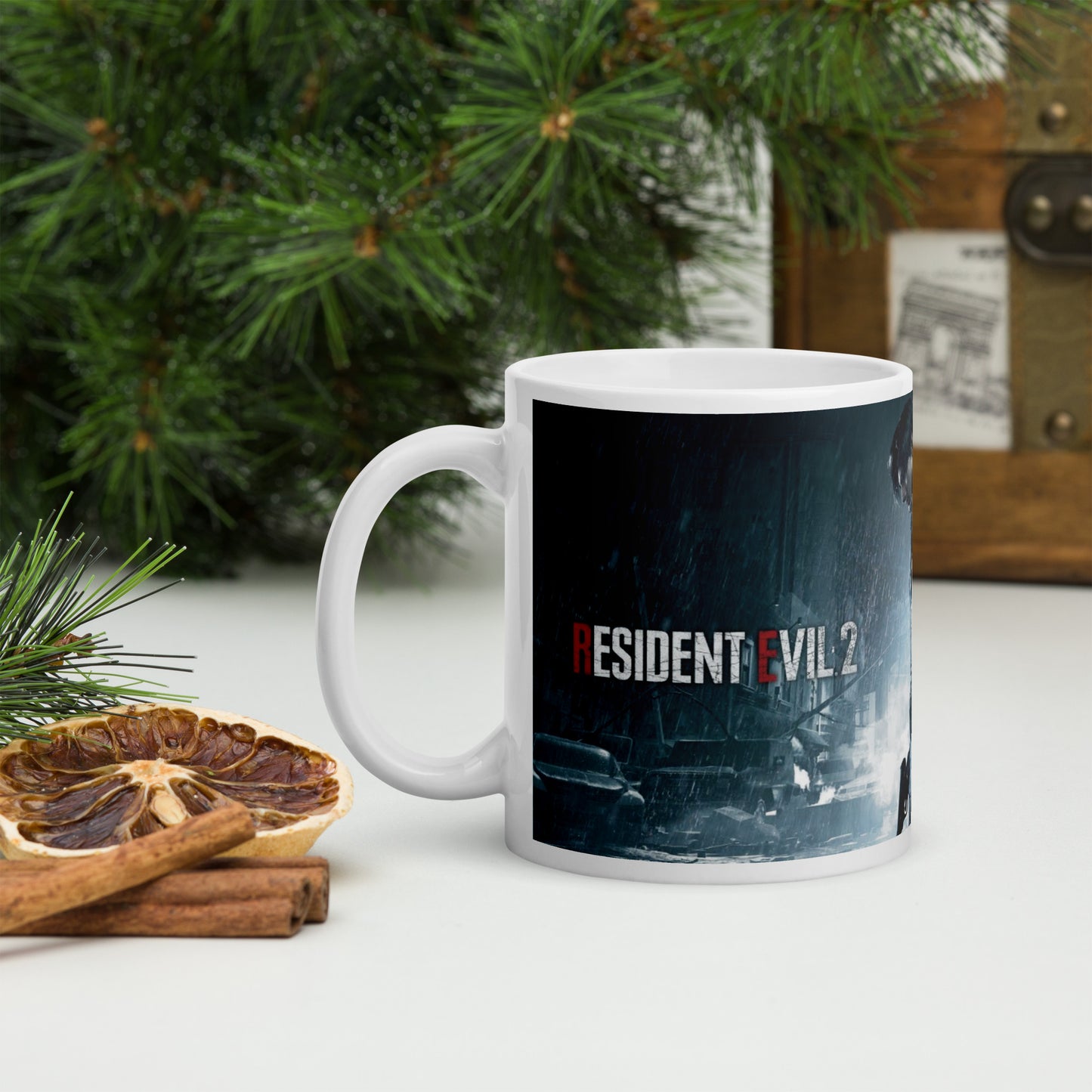 Resident Evil 2 Remake Videojuego Taza