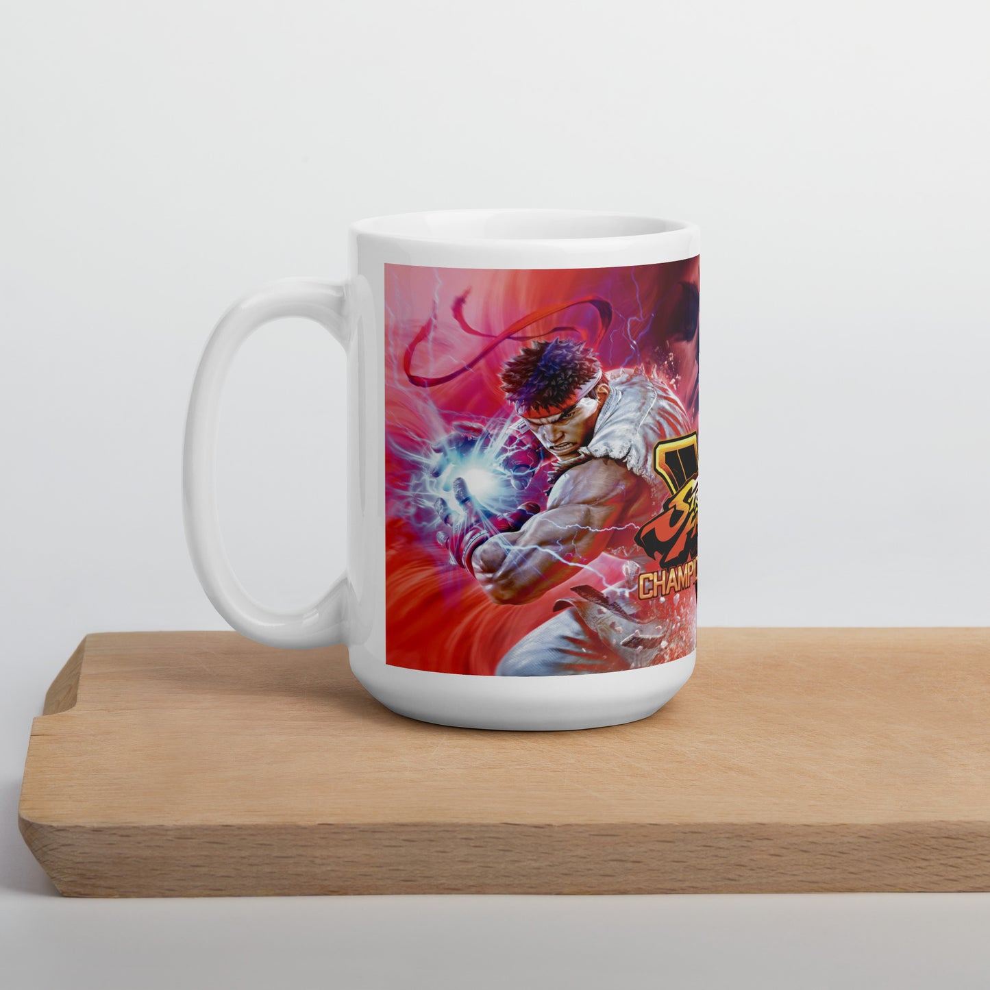 Street Fighter Ryu y Chun li Videouego Taza