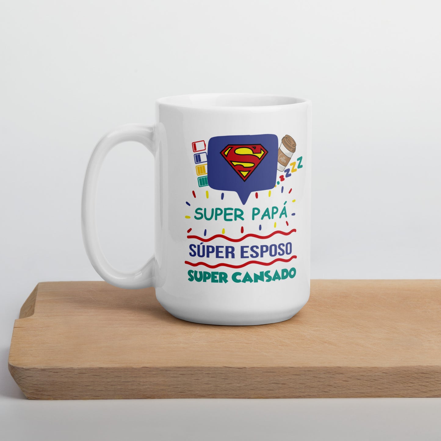 Super cansado Taza