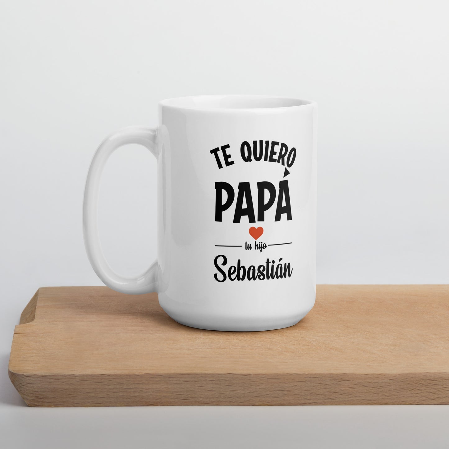 Te Quiero Papá 👣 Huellas Bebé Taza