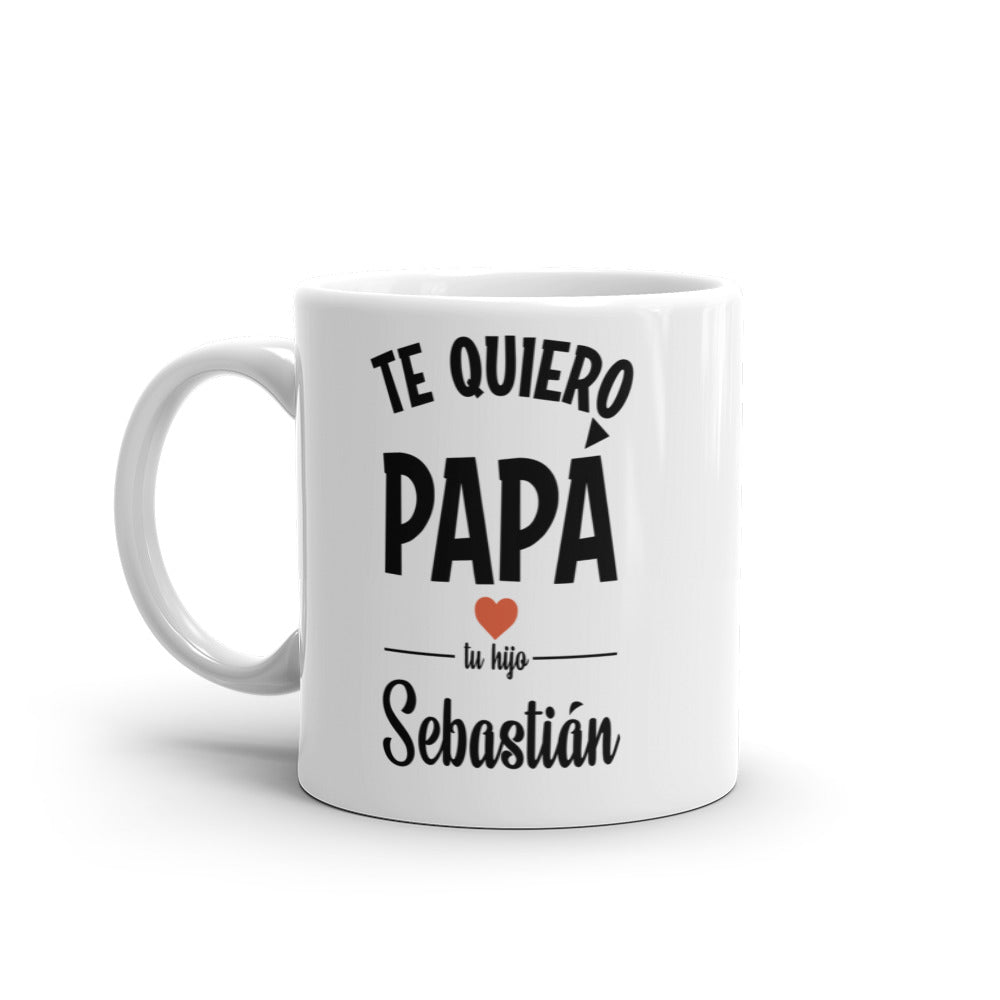 Te Quiero Papá 👣 Huellas Bebé Taza