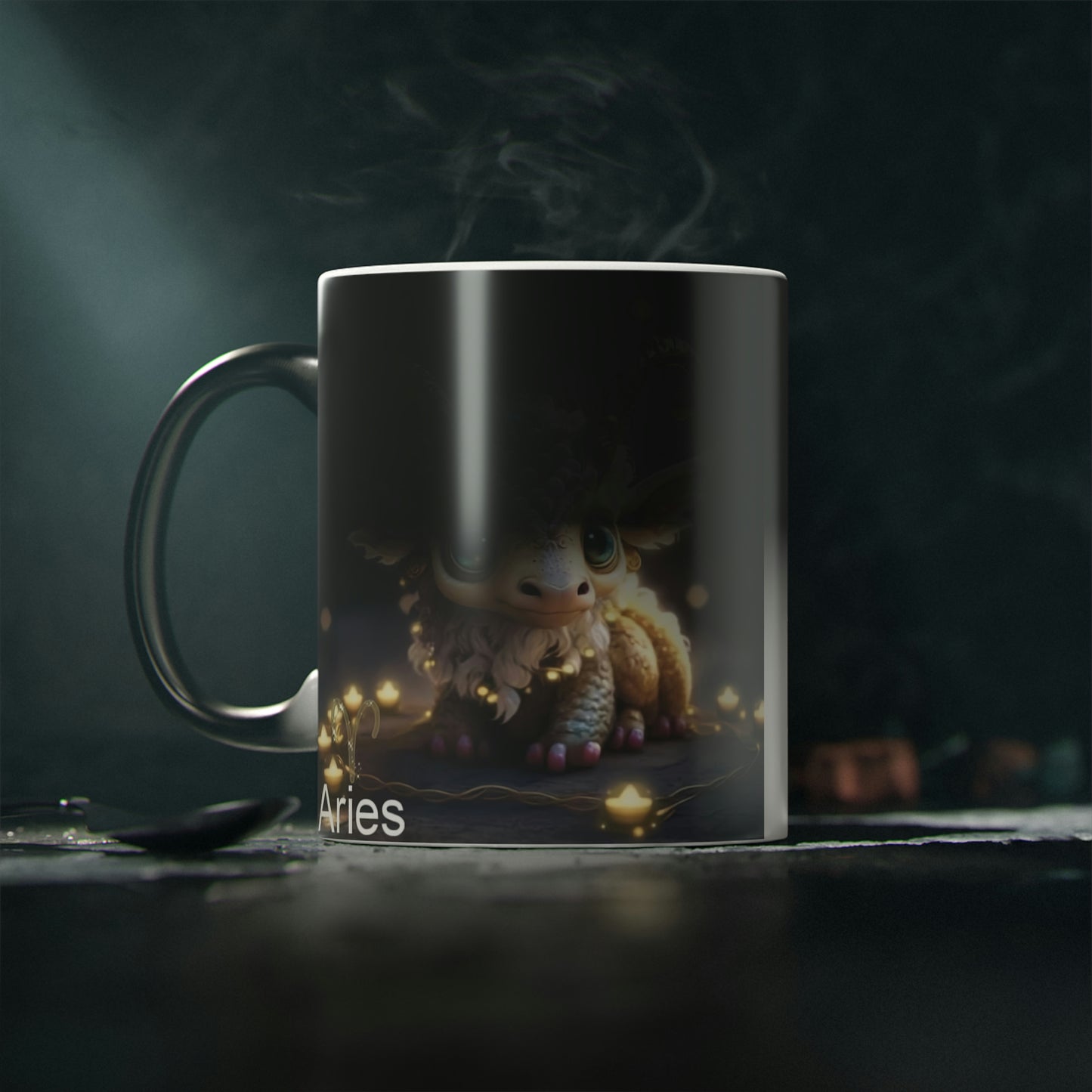 Dragón (Aries) Signos Zodiacales Taza