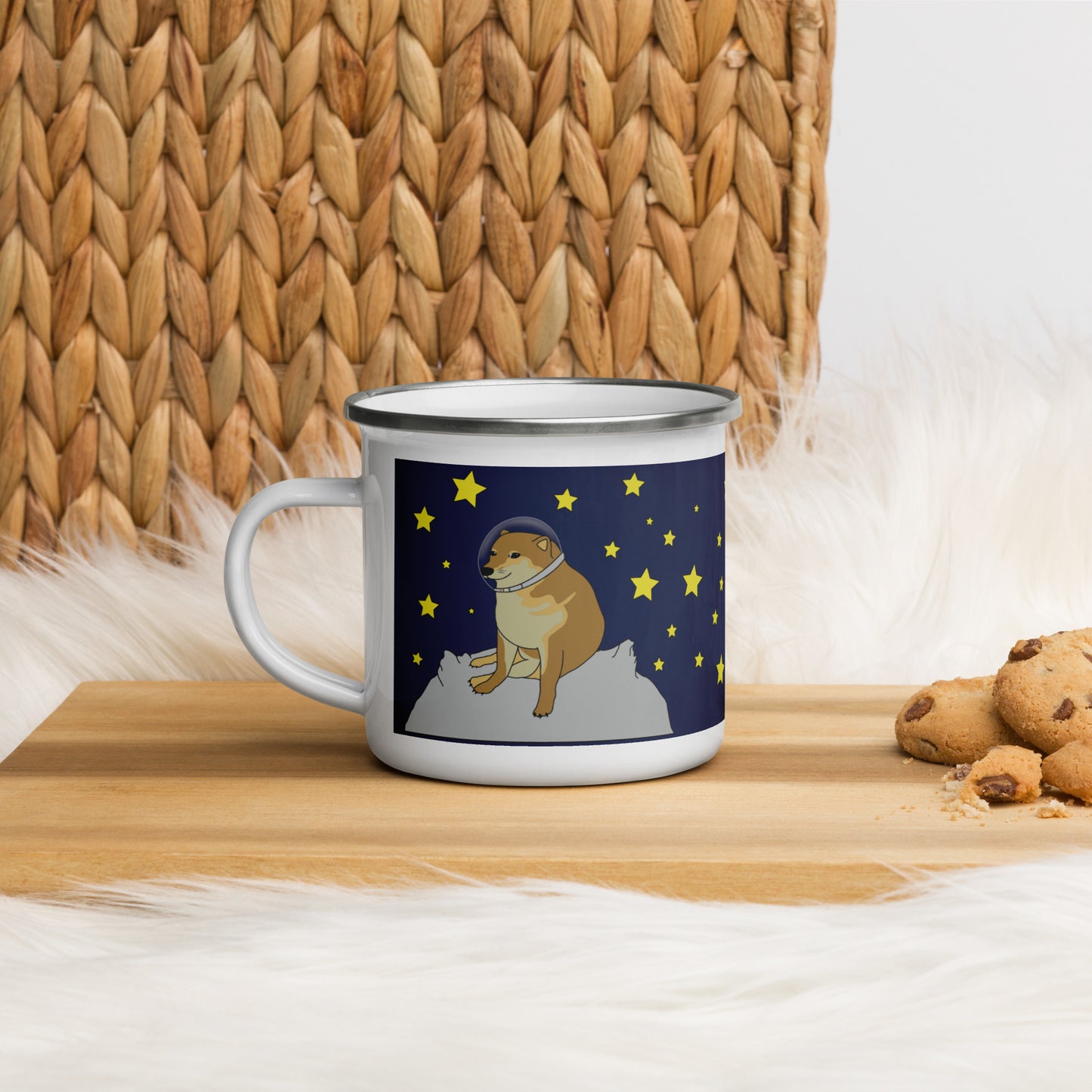 Cheems Astronauta Taza