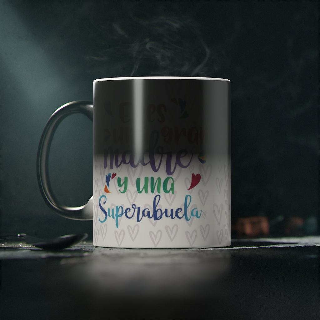 Eres una gran madre y una superabuela Taza