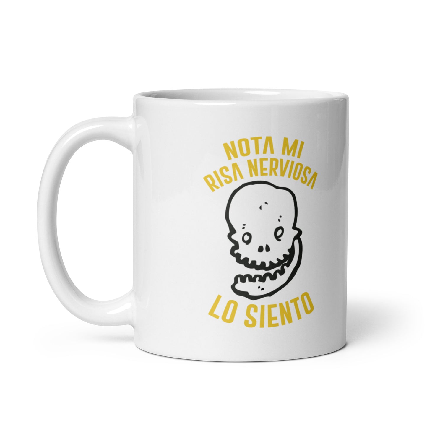 Nota Mi Risa Nerviosa Lo Siento Taza