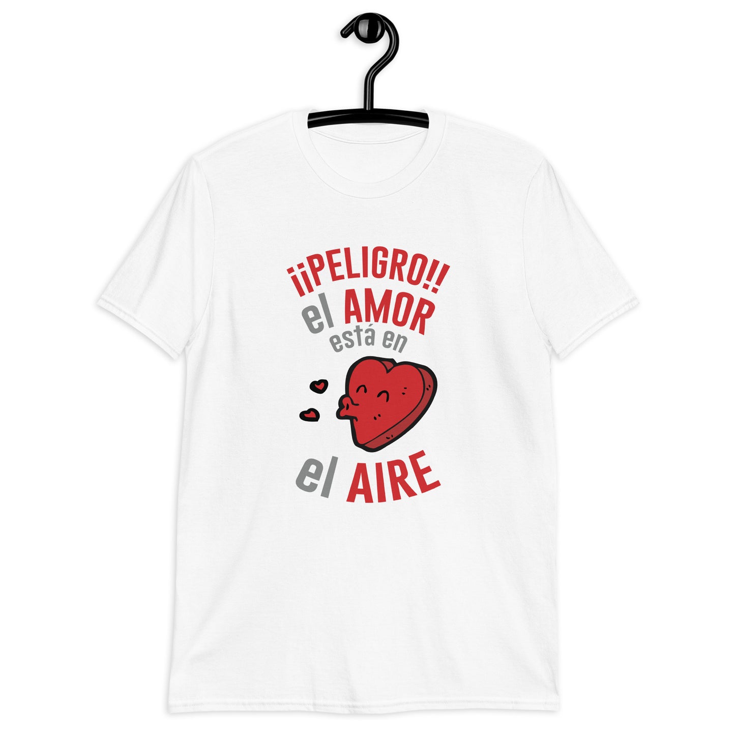 ¡¡¡Peligro!!! El Amor Esta En El Aire Playera Antiamor