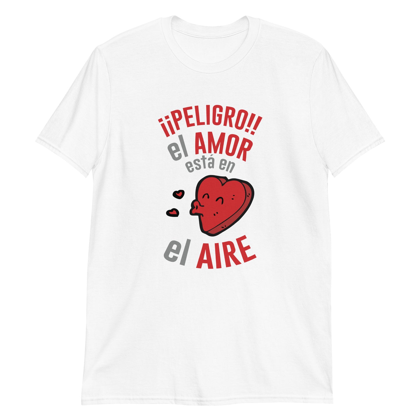 ¡¡¡Peligro!!! El Amor Esta En El Aire Playera Antiamor