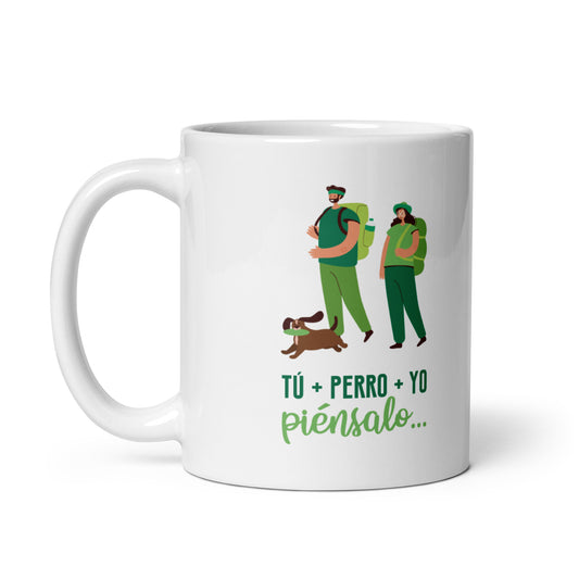 Tú + Perro + Yo Piénsalo  Taza