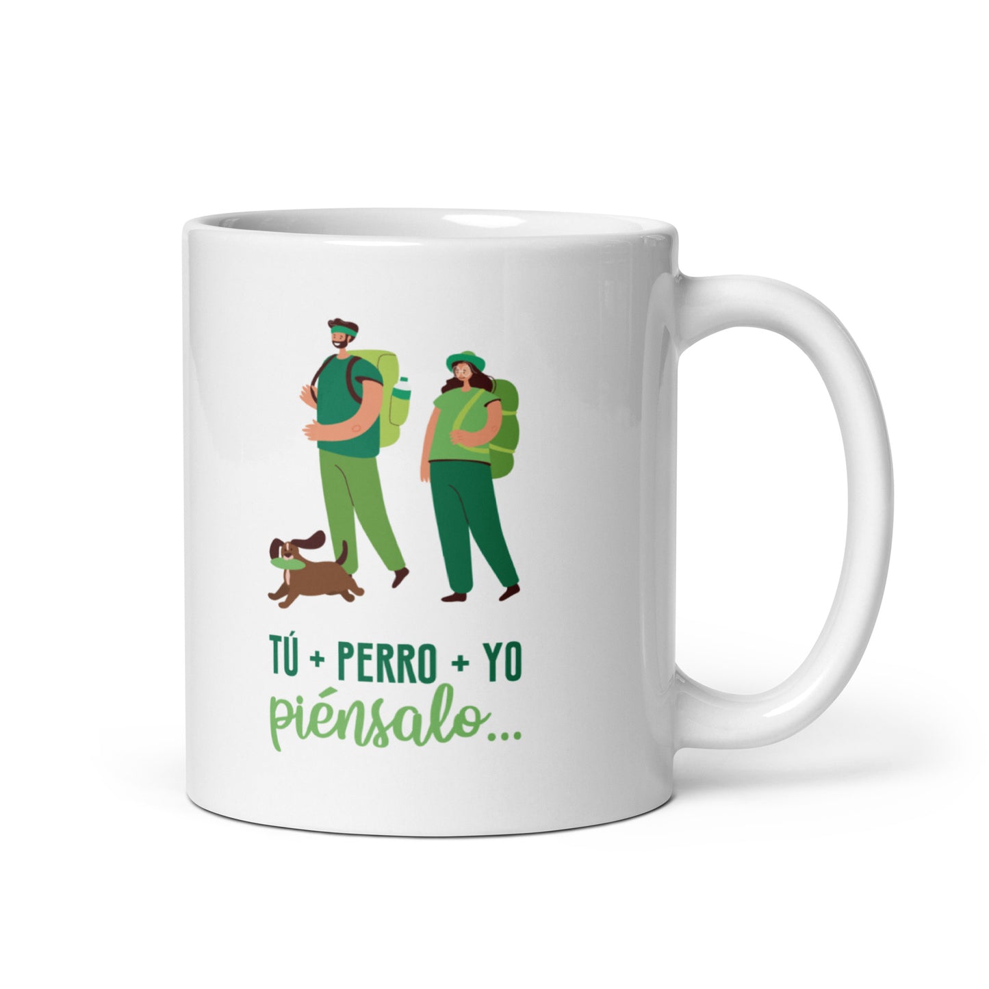 Tú + Perro + Yo Piénsalo  Taza