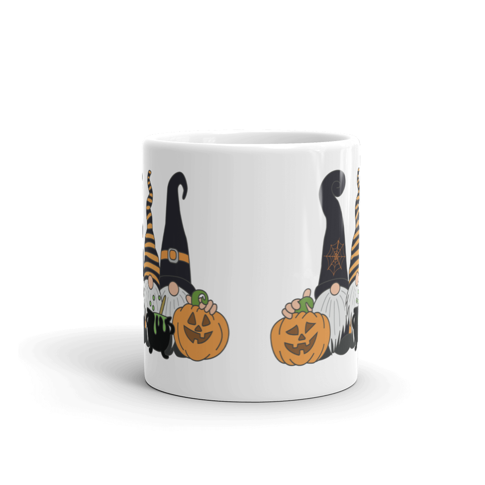 Gnomos Halloween Taza