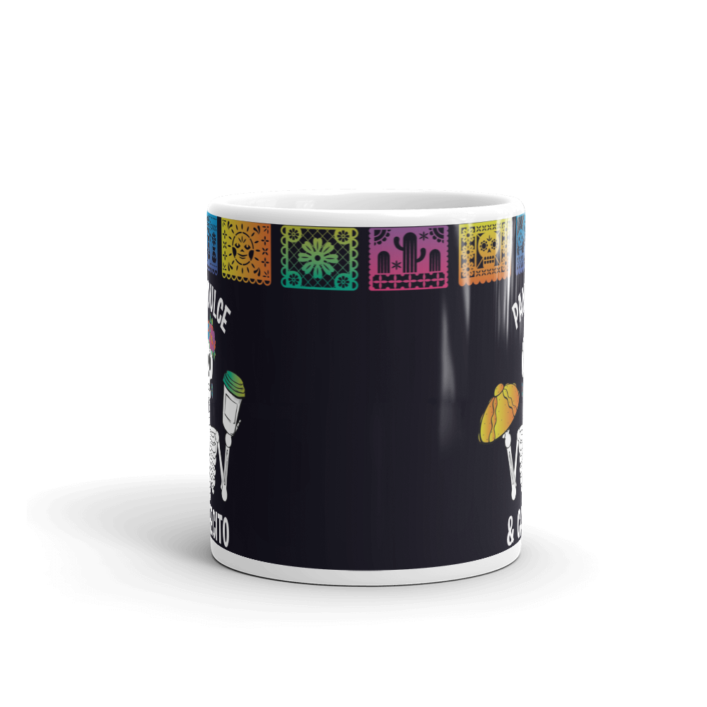 Calavera Pan Dulce Y Cafecito Taza