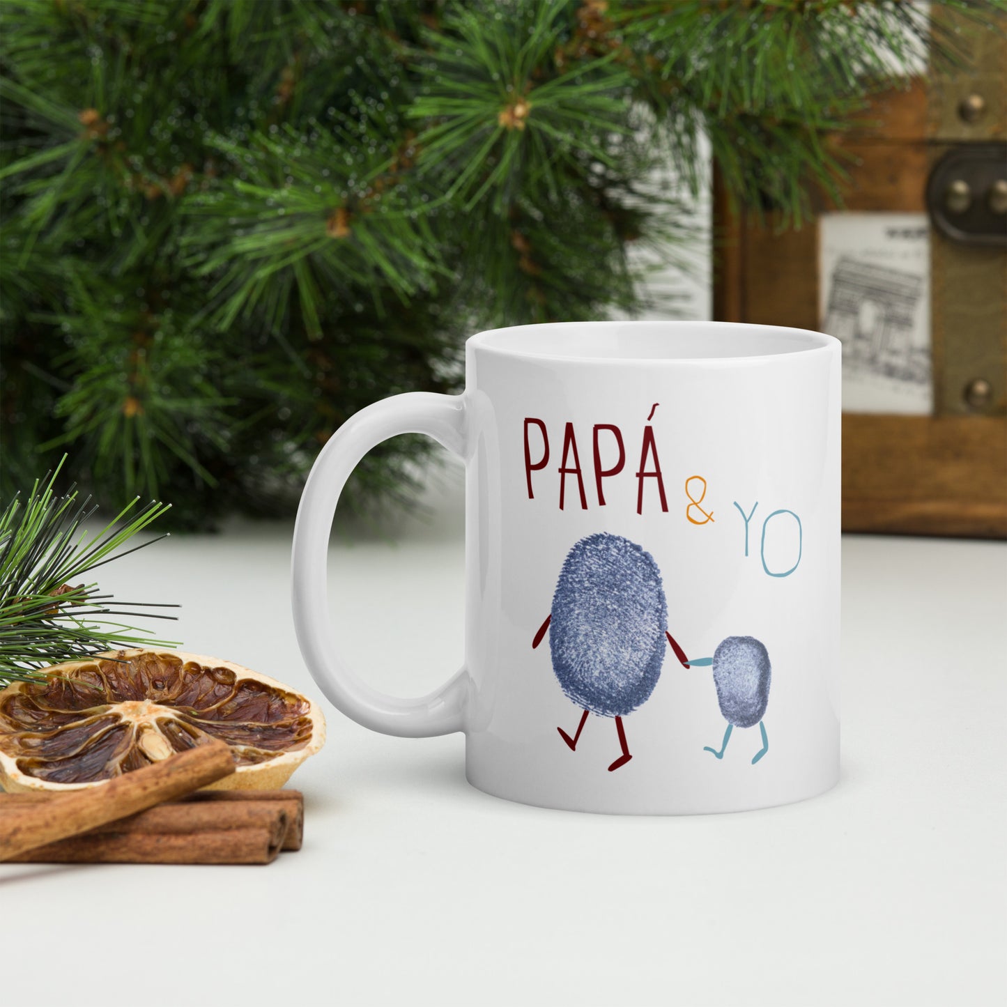 Papá & Yo Huellitas Taza