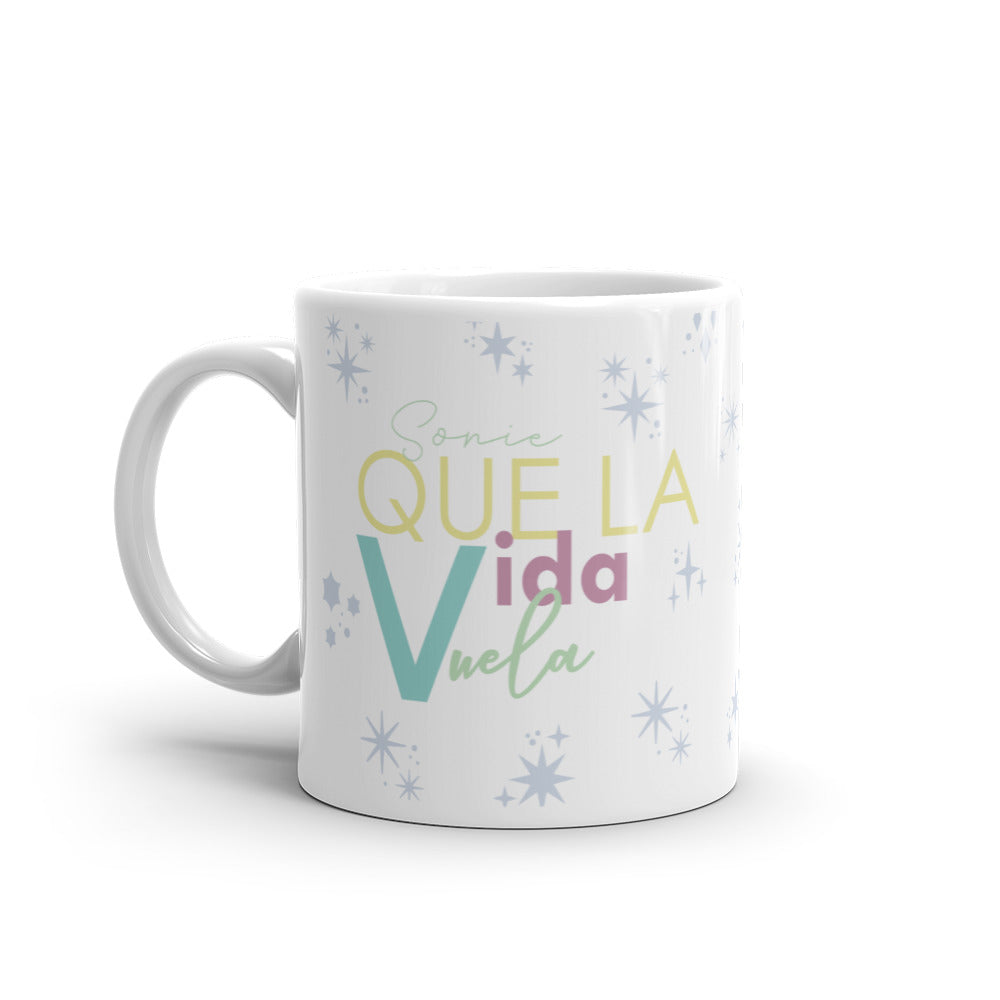 Sonríe Que La Vida Vuela Taza