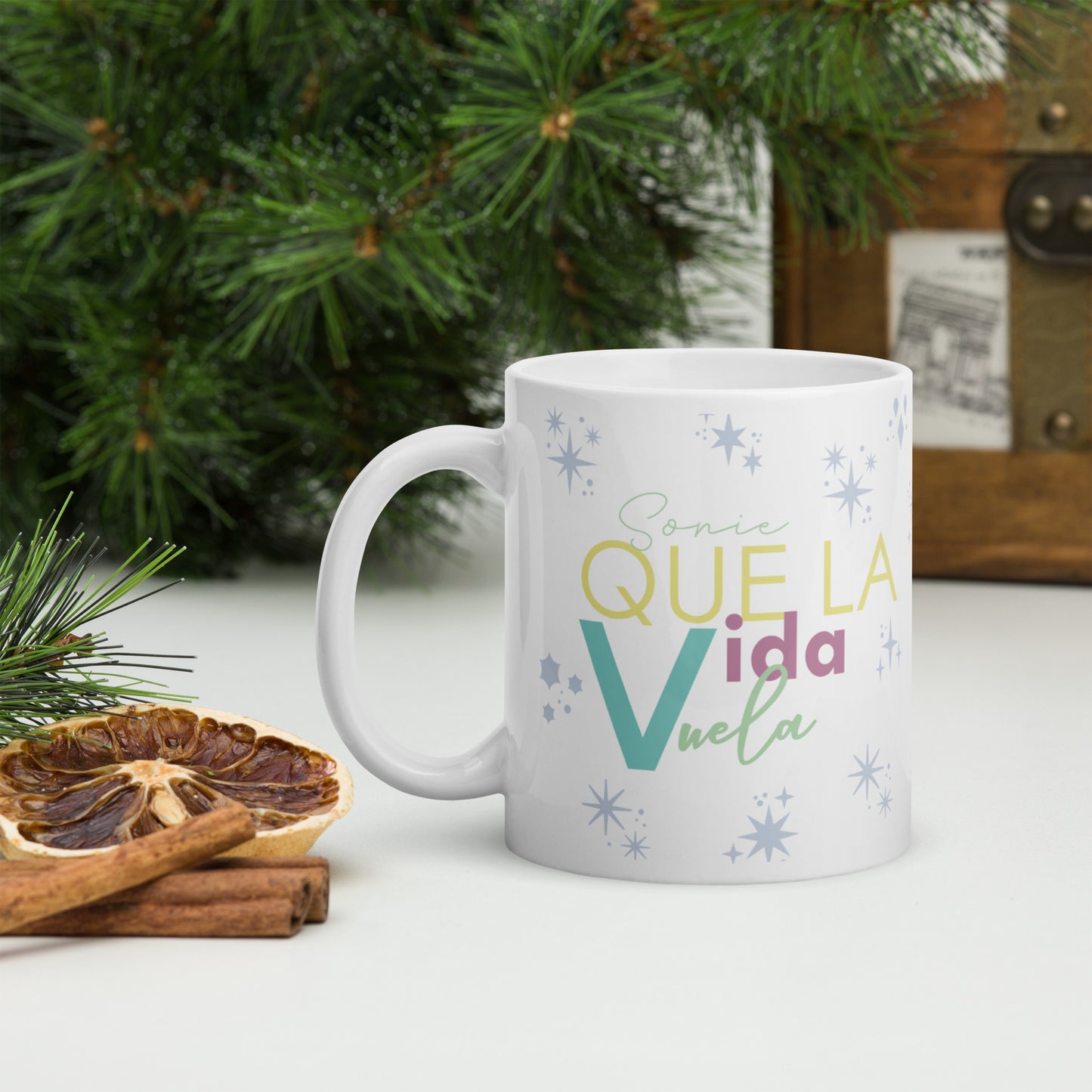 Sonríe Que La Vida Vuela Taza