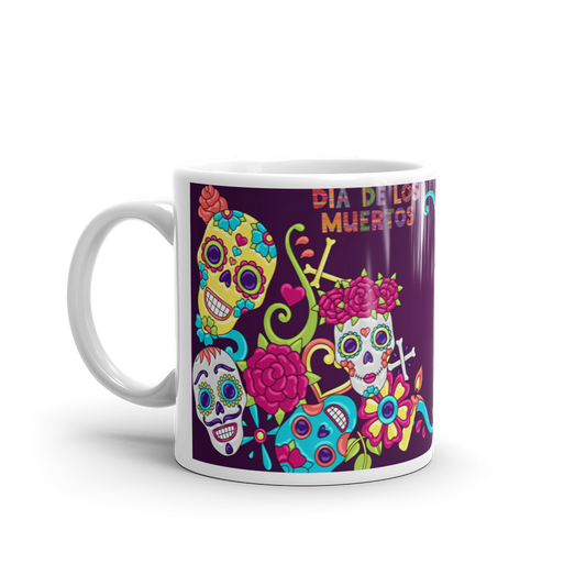 Dia De Muertos Calaveras Taza