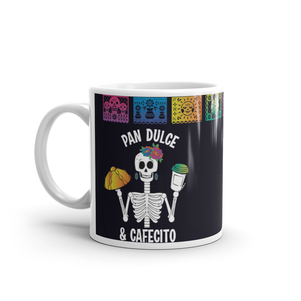 Calavera Pan Dulce Y Cafecito Taza