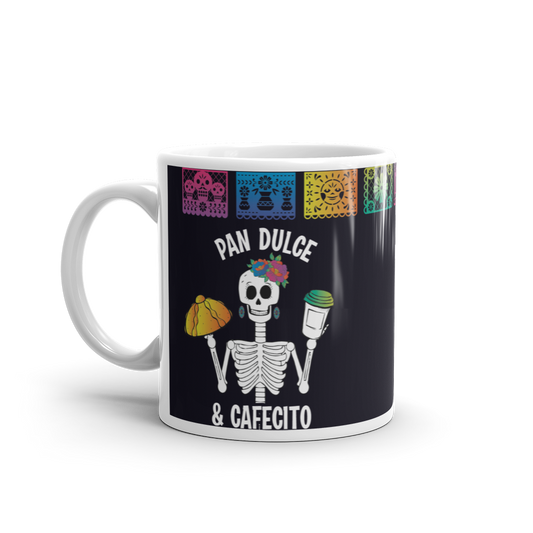 Calavera Pan Dulce Y Cafecito Taza