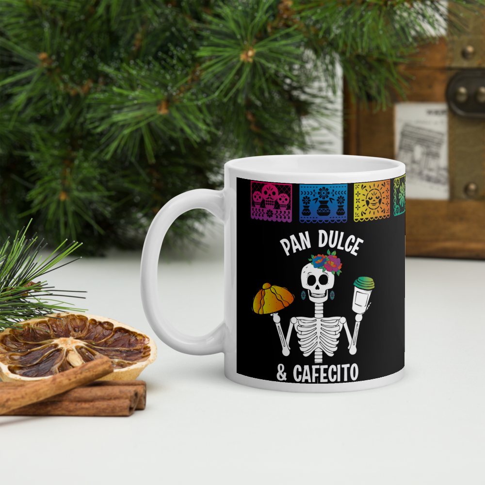 Calavera Pan Dulce Y Cafecito Taza