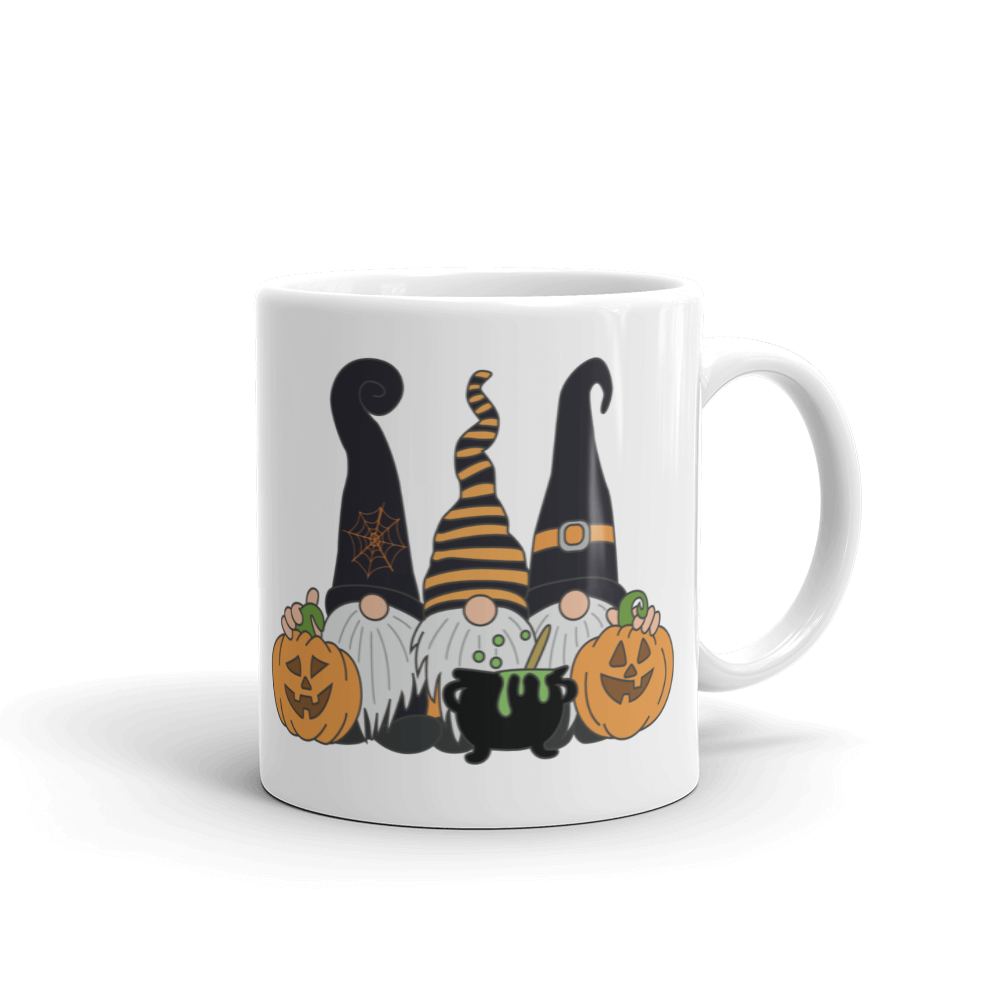 Gnomos Halloween Taza