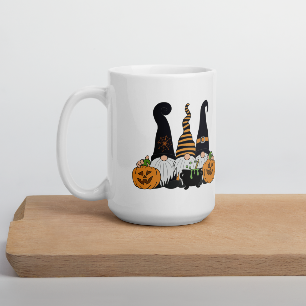 Gnomos Halloween Taza